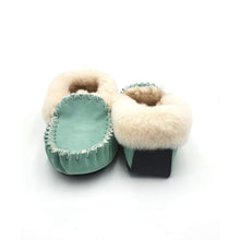 Load image into Gallery viewer, Aqua Moccasins