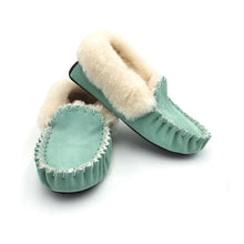 Load image into Gallery viewer, Aqua Moccasins