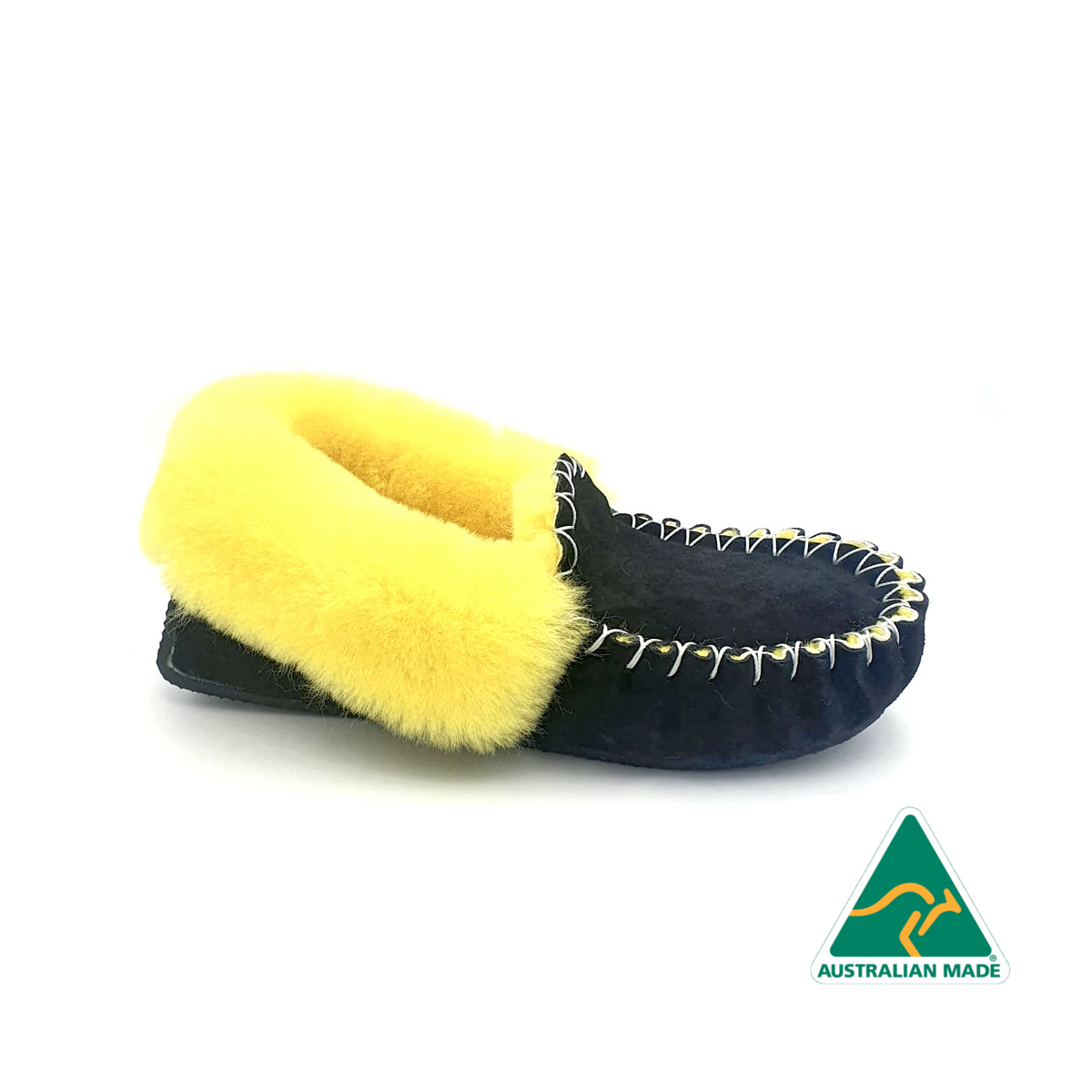 Yellow moccasins on sale