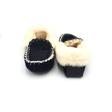 Load image into Gallery viewer, Black & White Moccasins