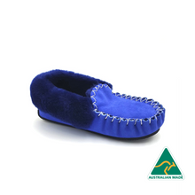 Load image into Gallery viewer, Ocean Blue Moccasins