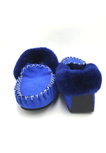 Load image into Gallery viewer, Ocean Blue Moccasins