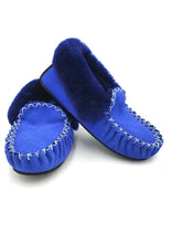 Load image into Gallery viewer, Ocean Blue Moccasins