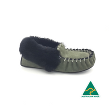 Load image into Gallery viewer, Olive Moccasins