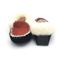 Load image into Gallery viewer, Red/Black & White Moccasins