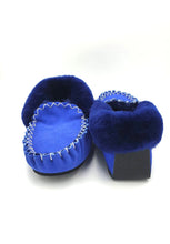 Load image into Gallery viewer, Ocean Blue Moccasins
