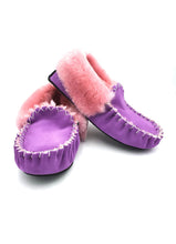 Load image into Gallery viewer, Purple &amp; Pink Moccasins
