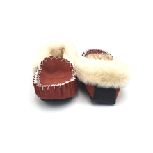 Load image into Gallery viewer, Red &amp; White Moccasins
